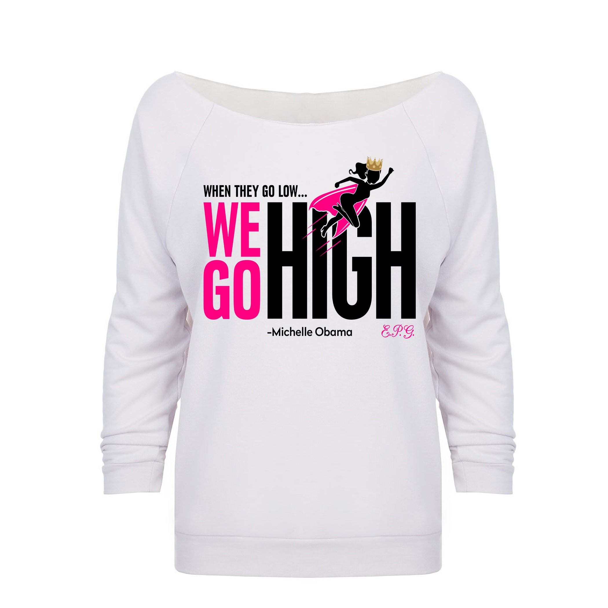 "Flotus" looseneck raglan