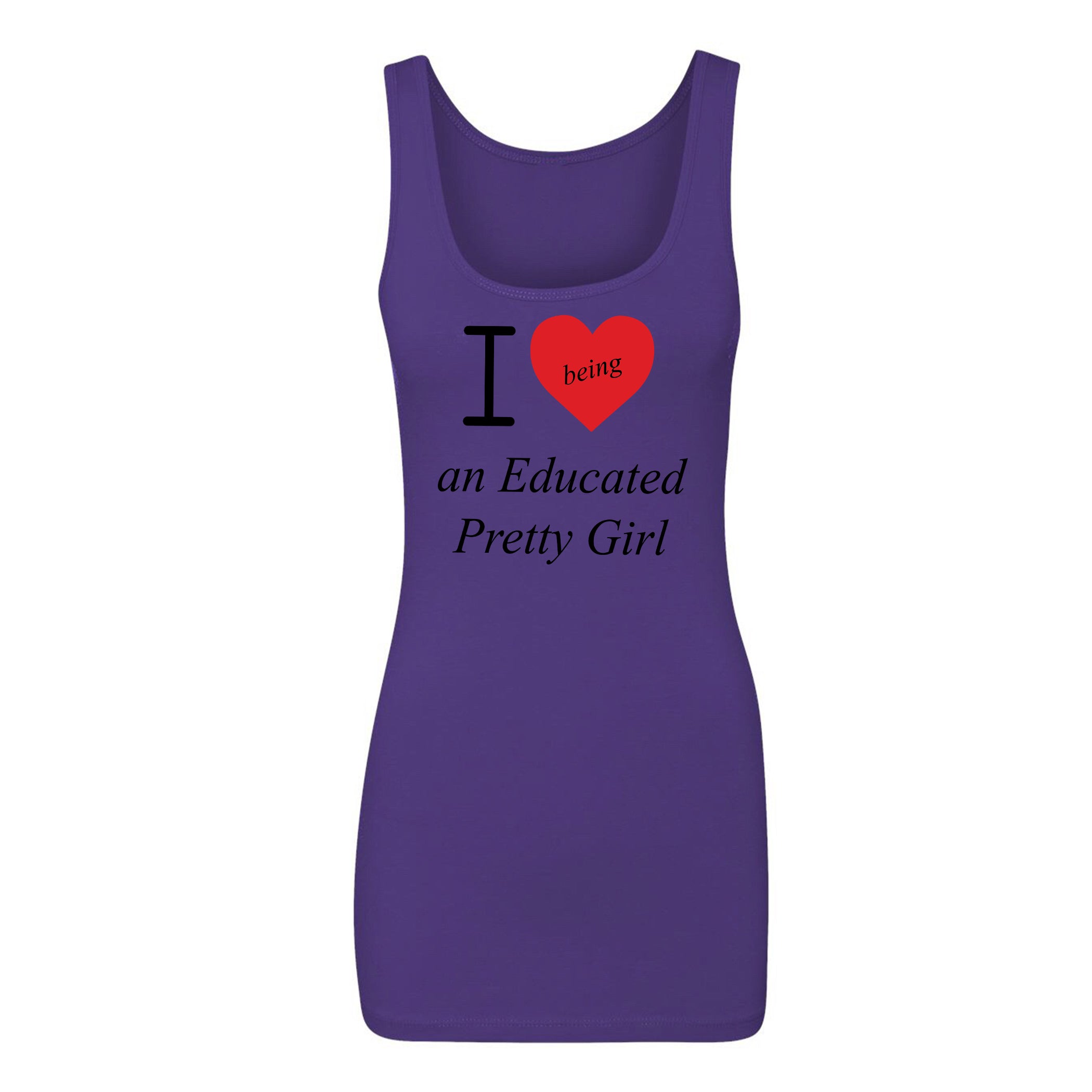 Mantra "I ❤️being an Educated Pretty Girl" Tank Top
