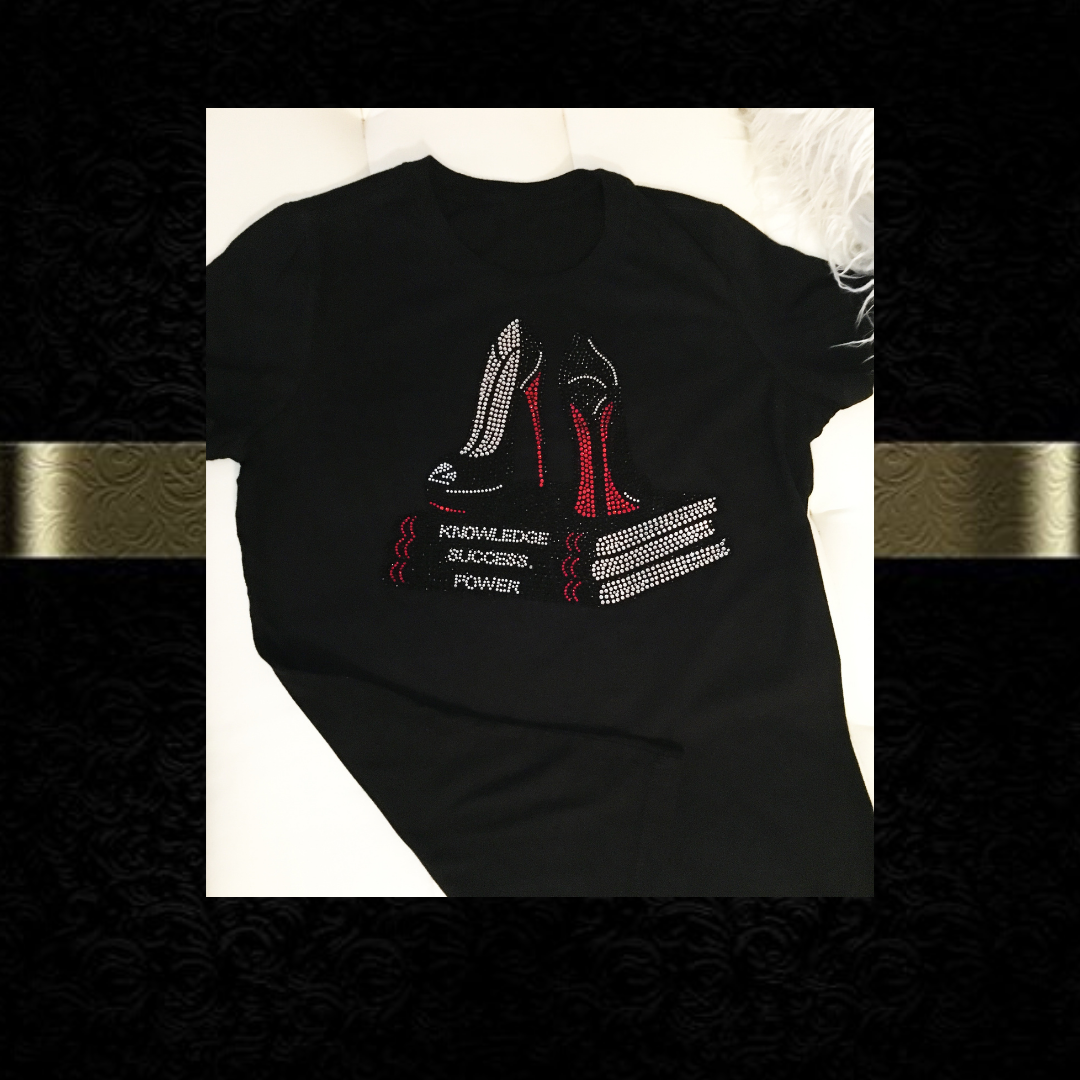 "Knowledge, Success, Power" Bling 💎 Tee
