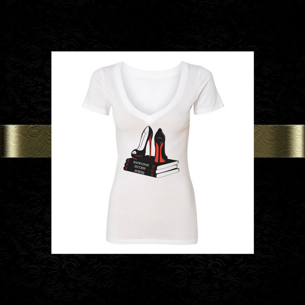 "Knowledge, Success, Power" V-neck Tee