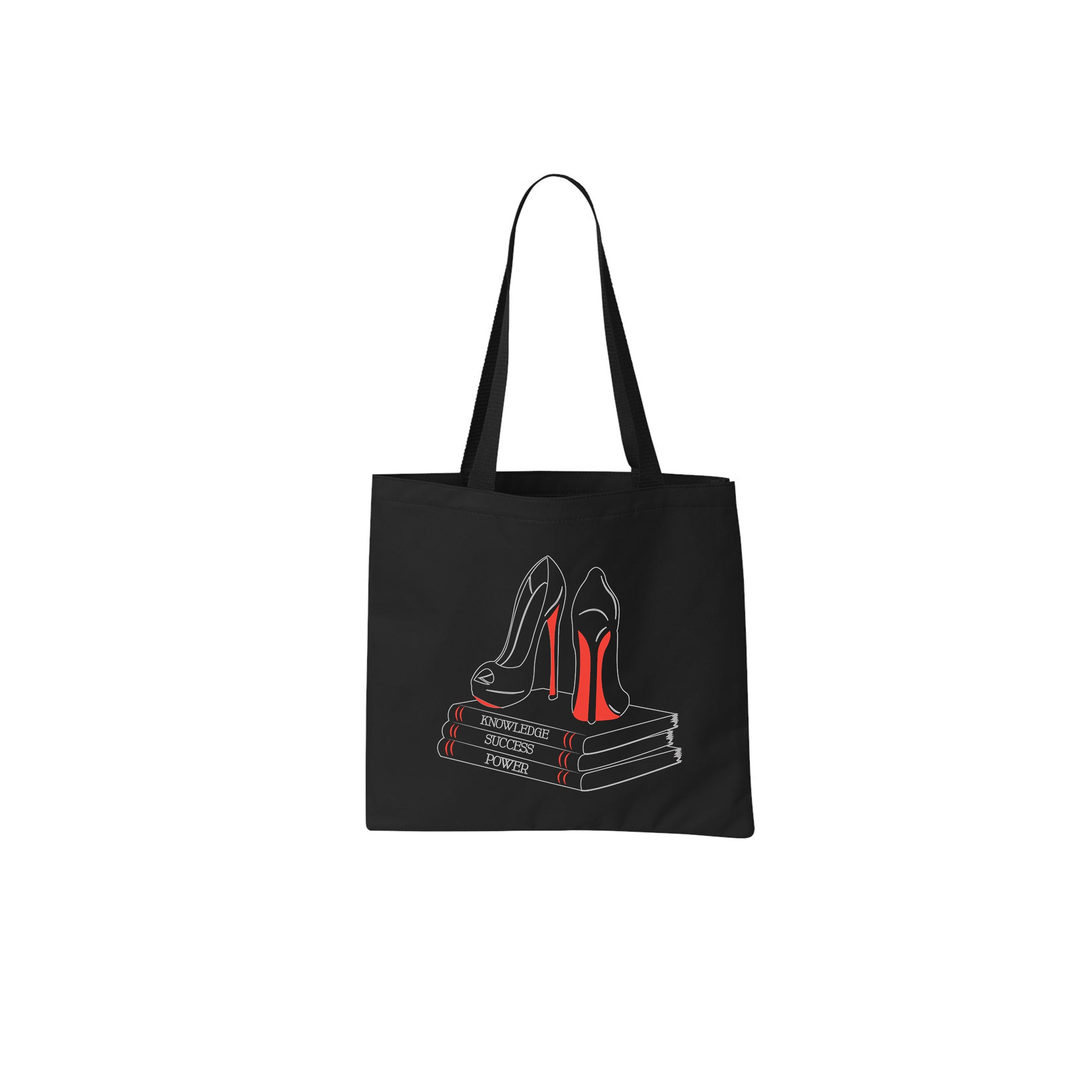 "Knowledge, Success Power" tote bag