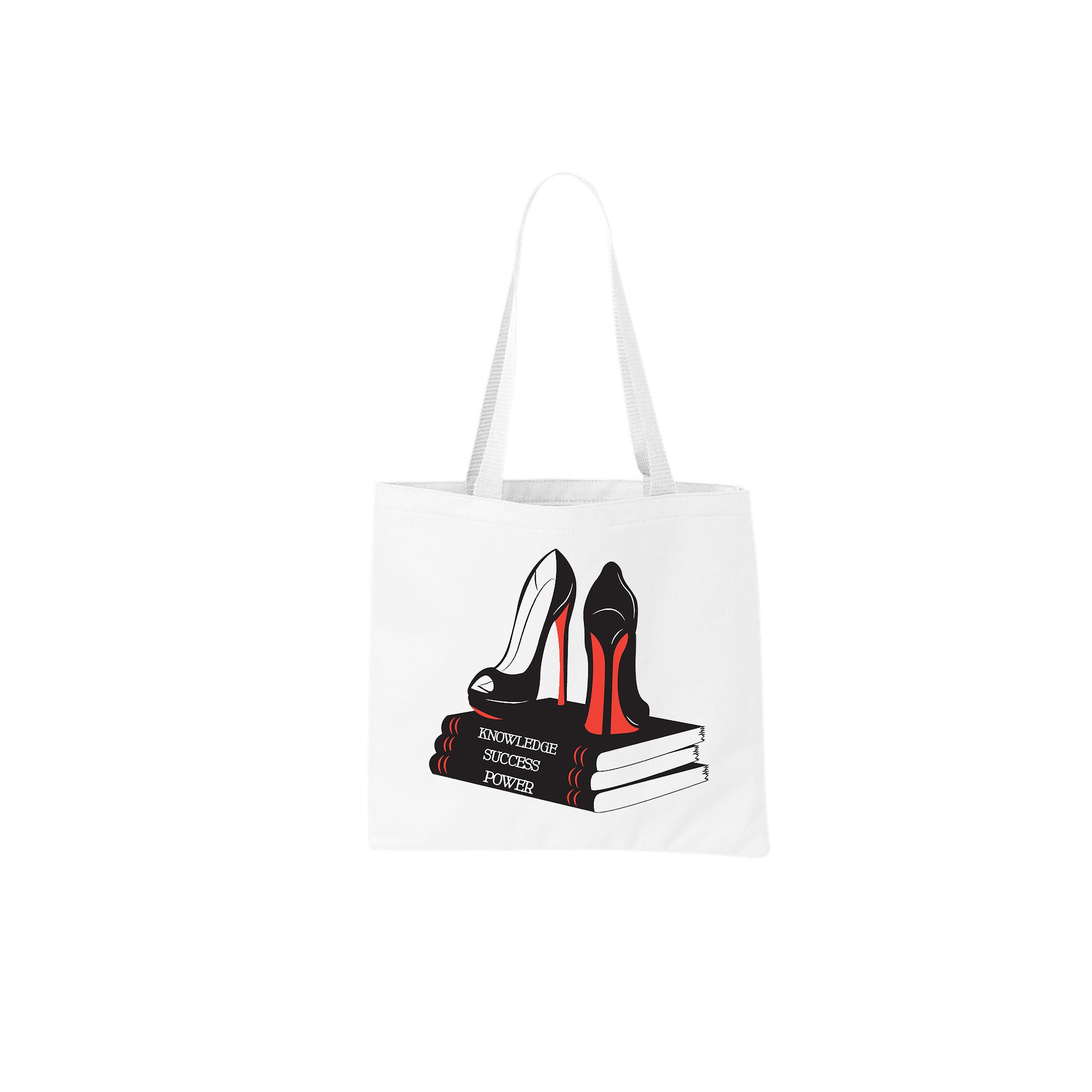 "Knowledge, Success Power" tote bag