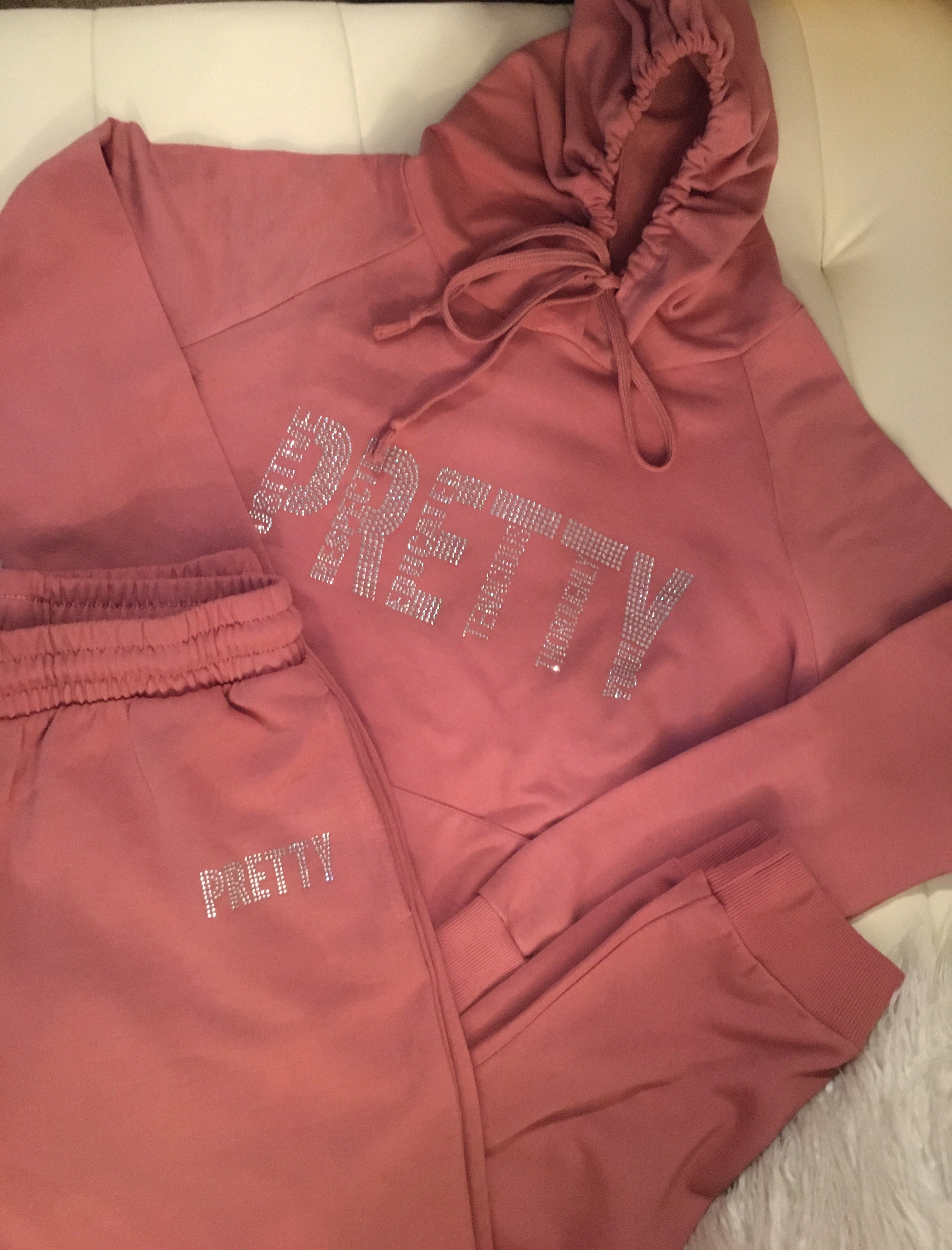 P.R.E.T.T.Y. Bling 💎 jogger sweatsuit💅🏾