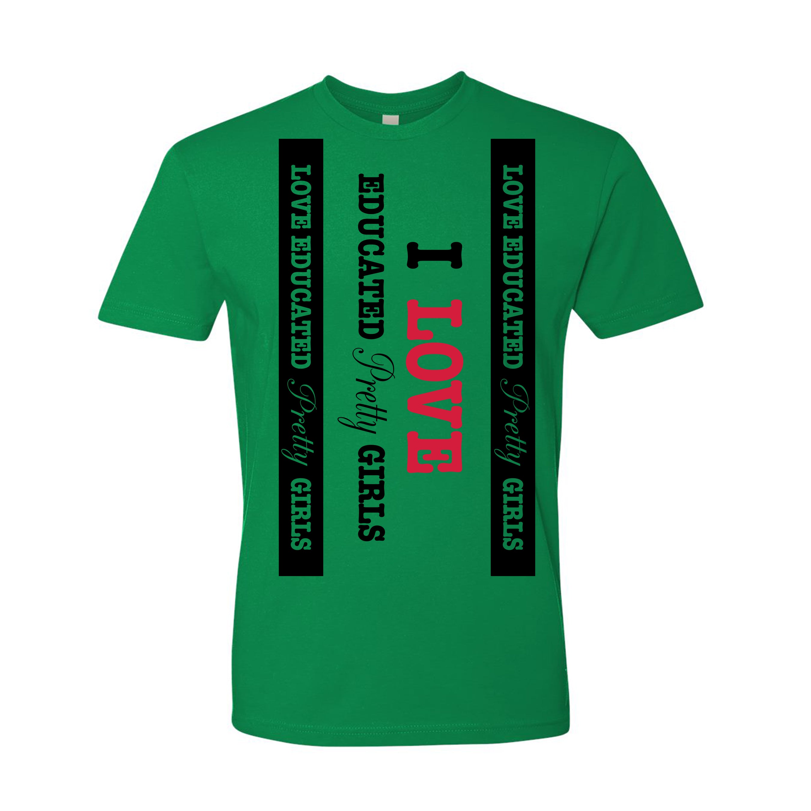Mens I ❤️ Educated Pretty Girls tee