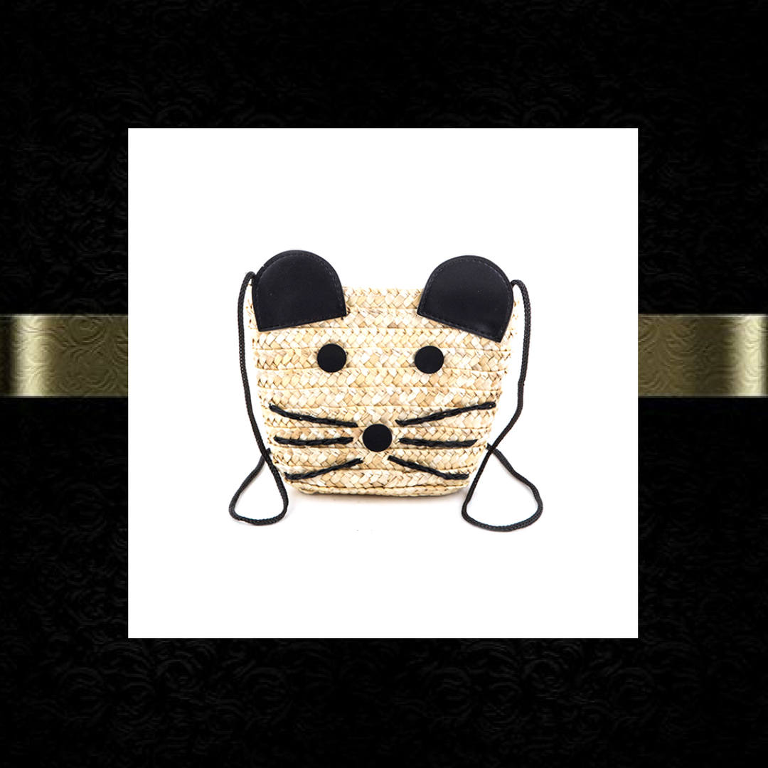 Mouse Straw Swing Bag