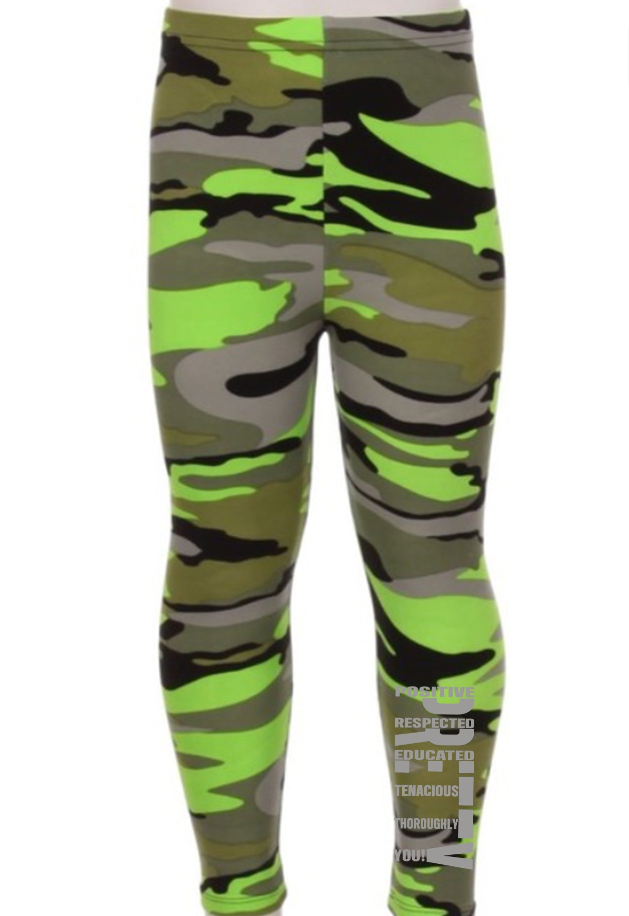 "P.R.E.T.T.Y." Camo Capris