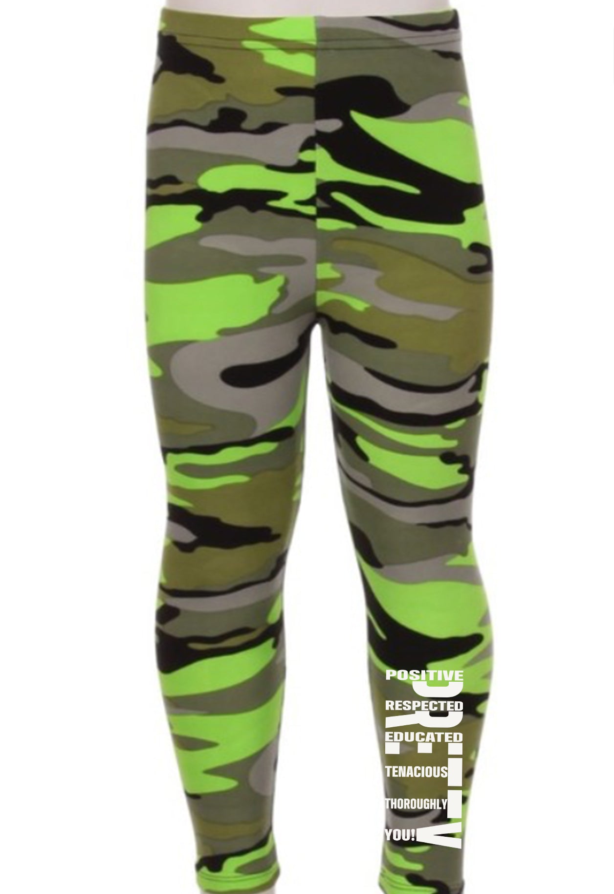 "P.R.E.T.T.Y." Camo Capris