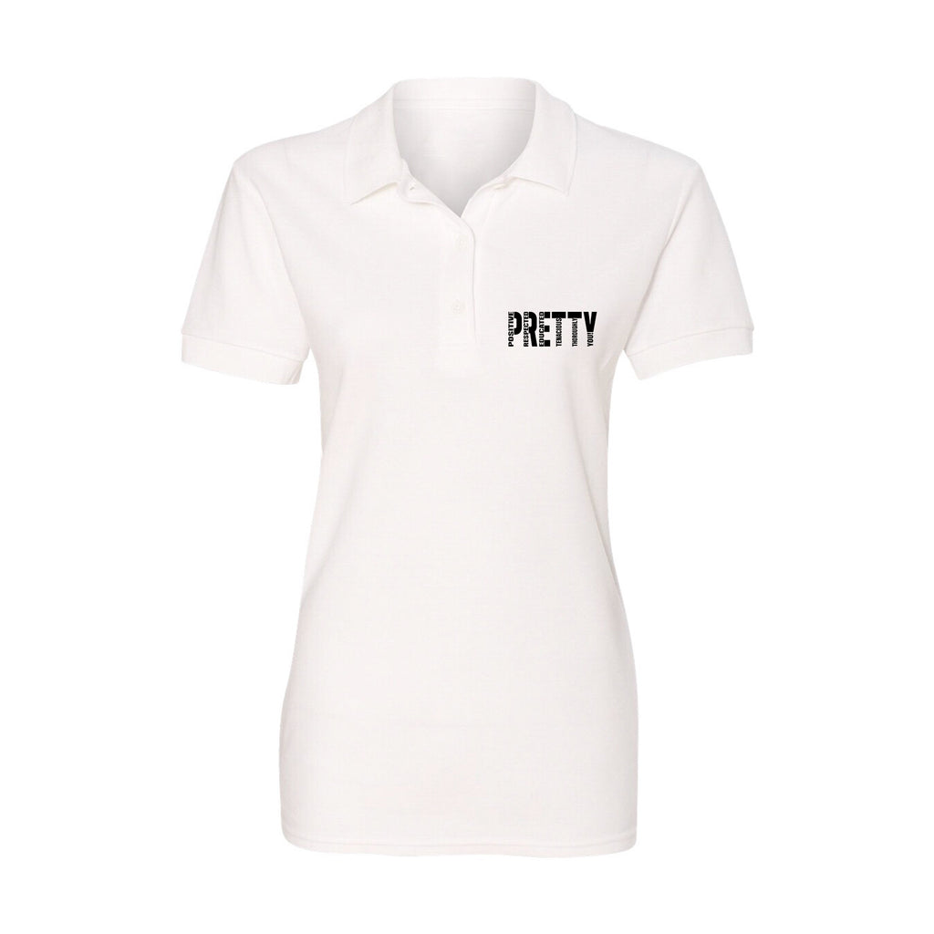 "P.R.E.T.T.Y." Polo shirt