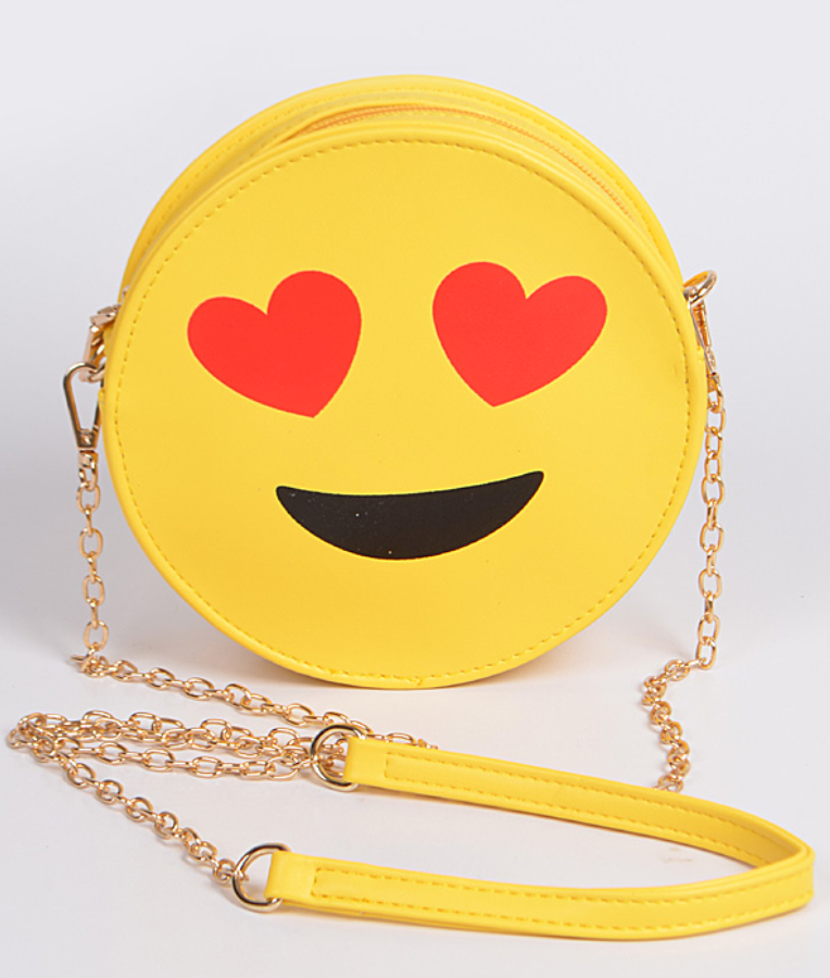 In Love emoji clutch