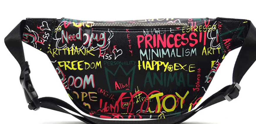Graffiti Queen Bee Fanny Pack