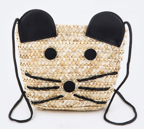 Mouse Straw Swing Bag