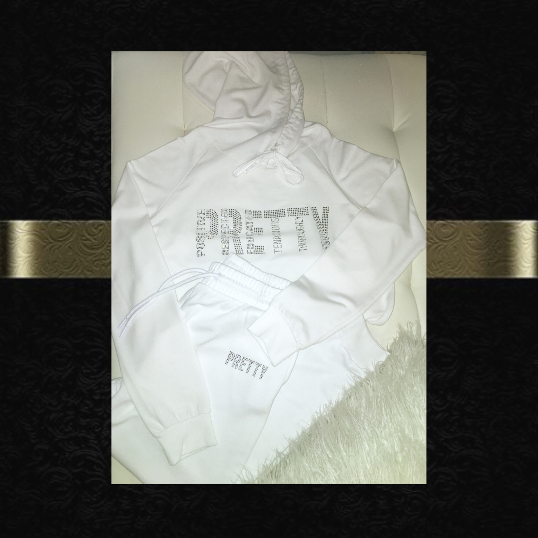 P.R.E.T.T.Y. Bling 💎 jogger sweatsuit💅🏾