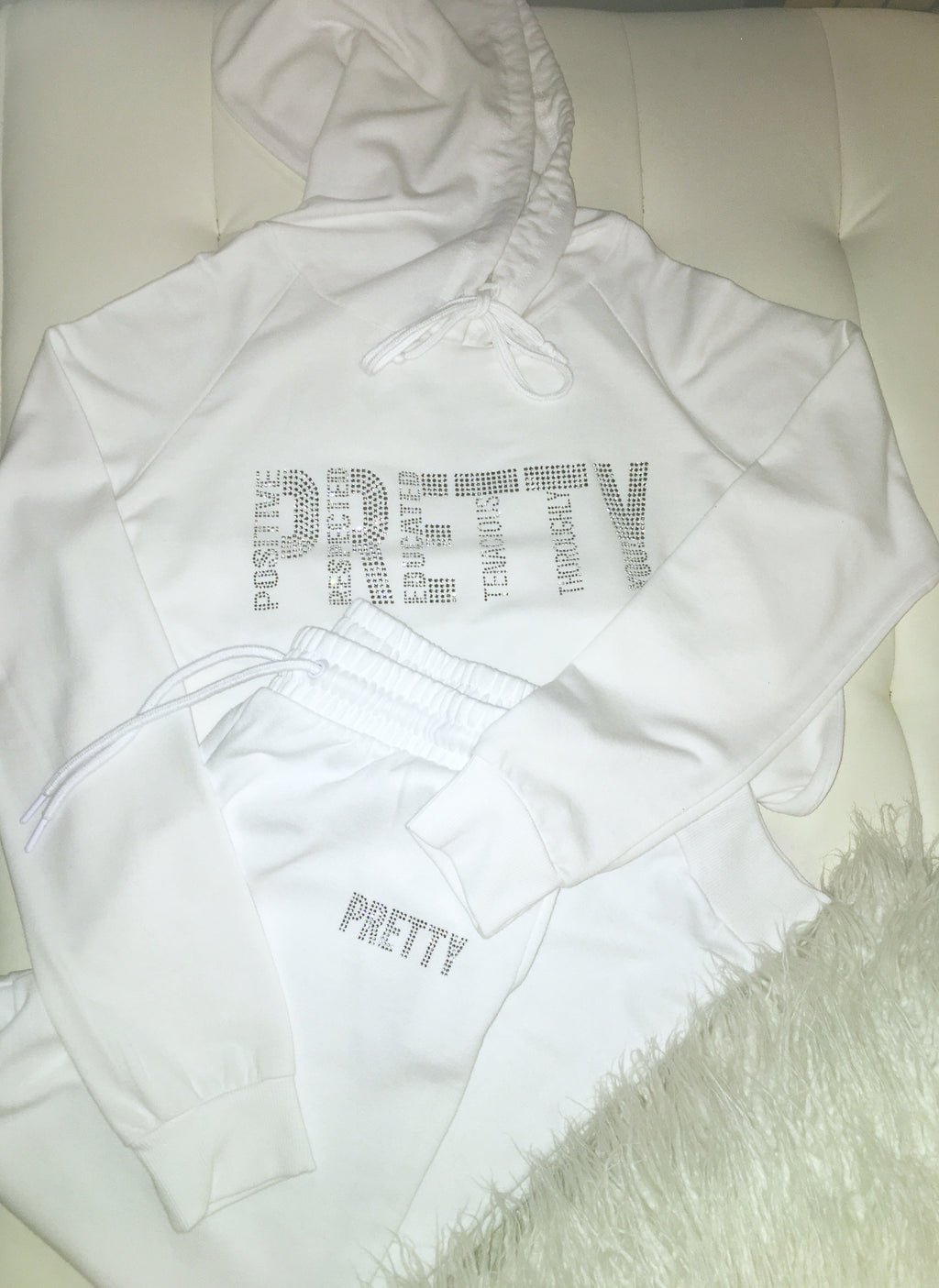 P.R.E.T.T.Y. Bling 💎 jogger sweatsuit💅🏾