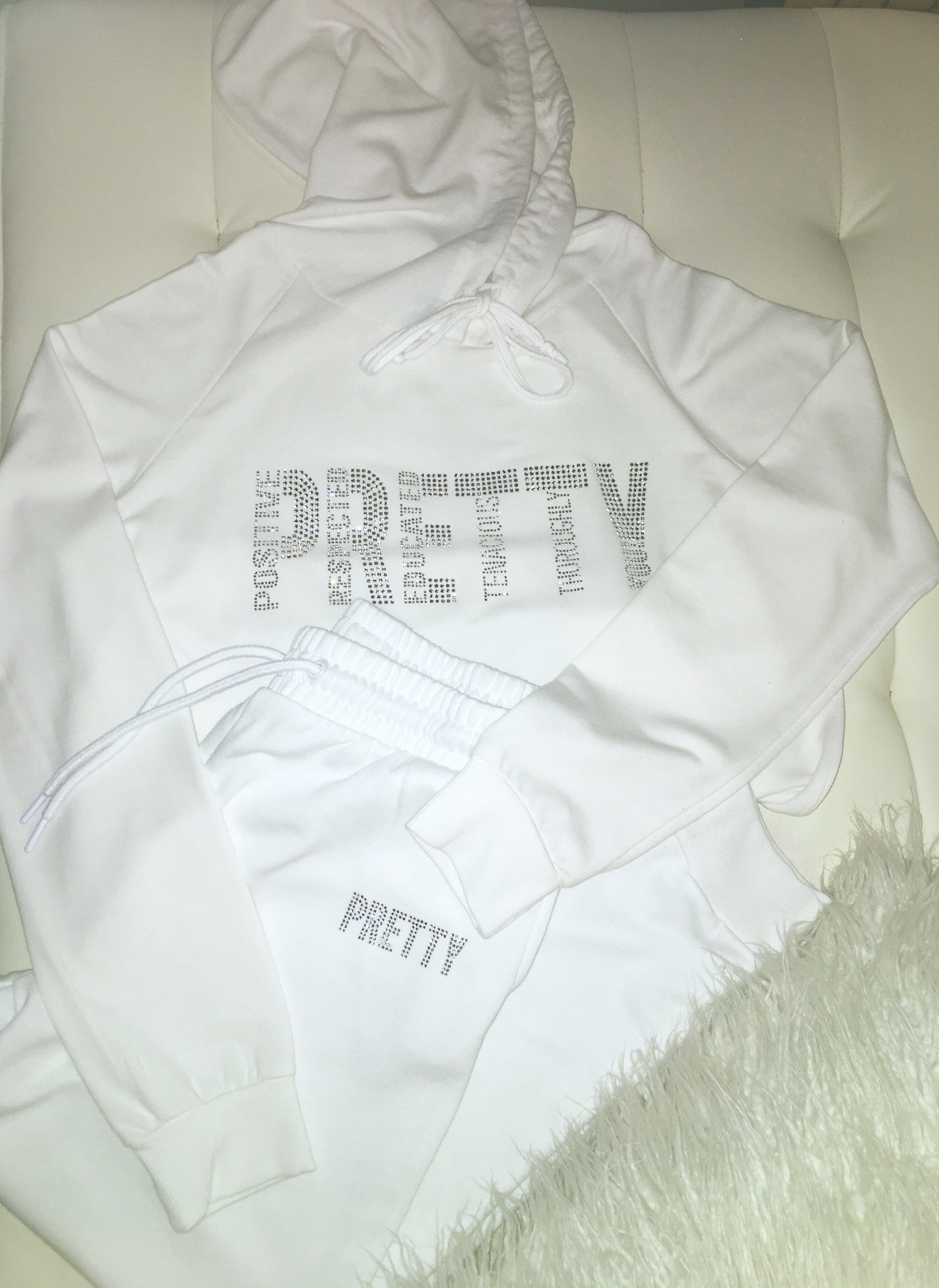 P.R.E.T.T.Y. Bling 💎 jogger sweatsuit💅🏾