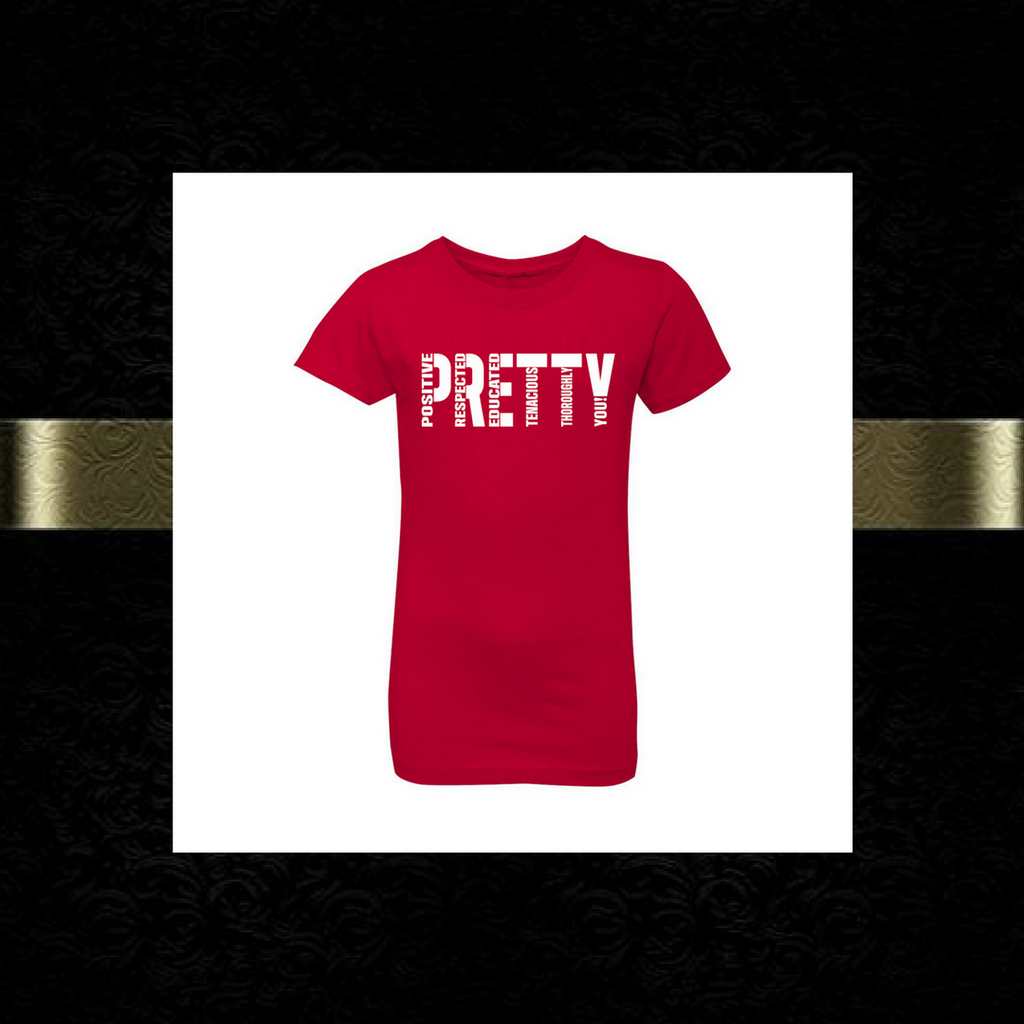P.R.E.T.T.Y. Signature kids tee