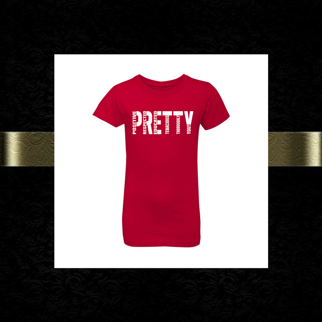 P.R.E.T.T.Y. Signature kids tee