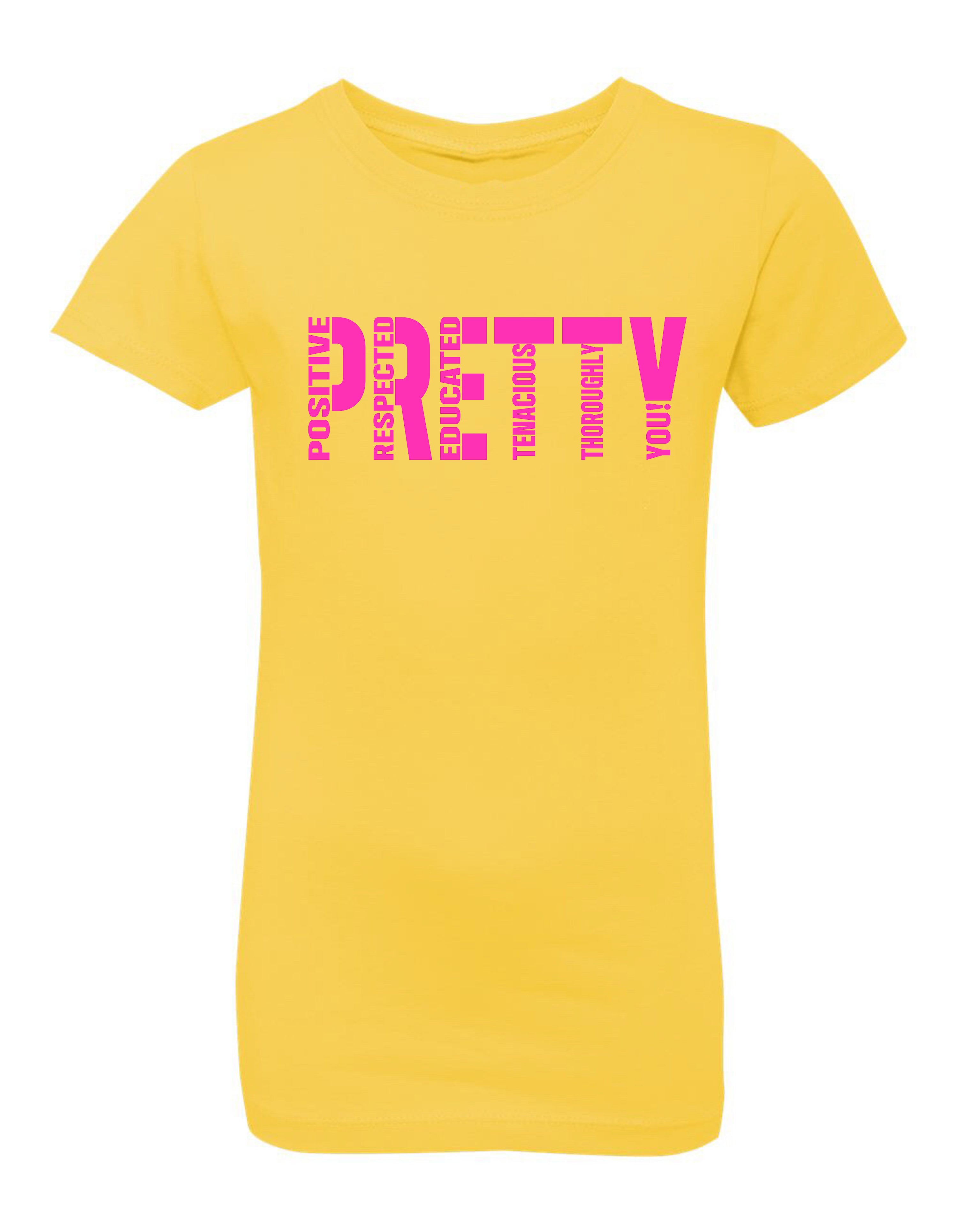 P.R.E.T.T.Y. Signature kids tee