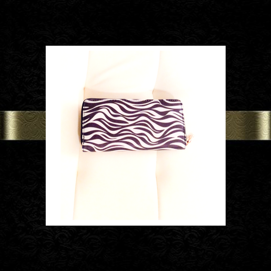 Zebra print wallet