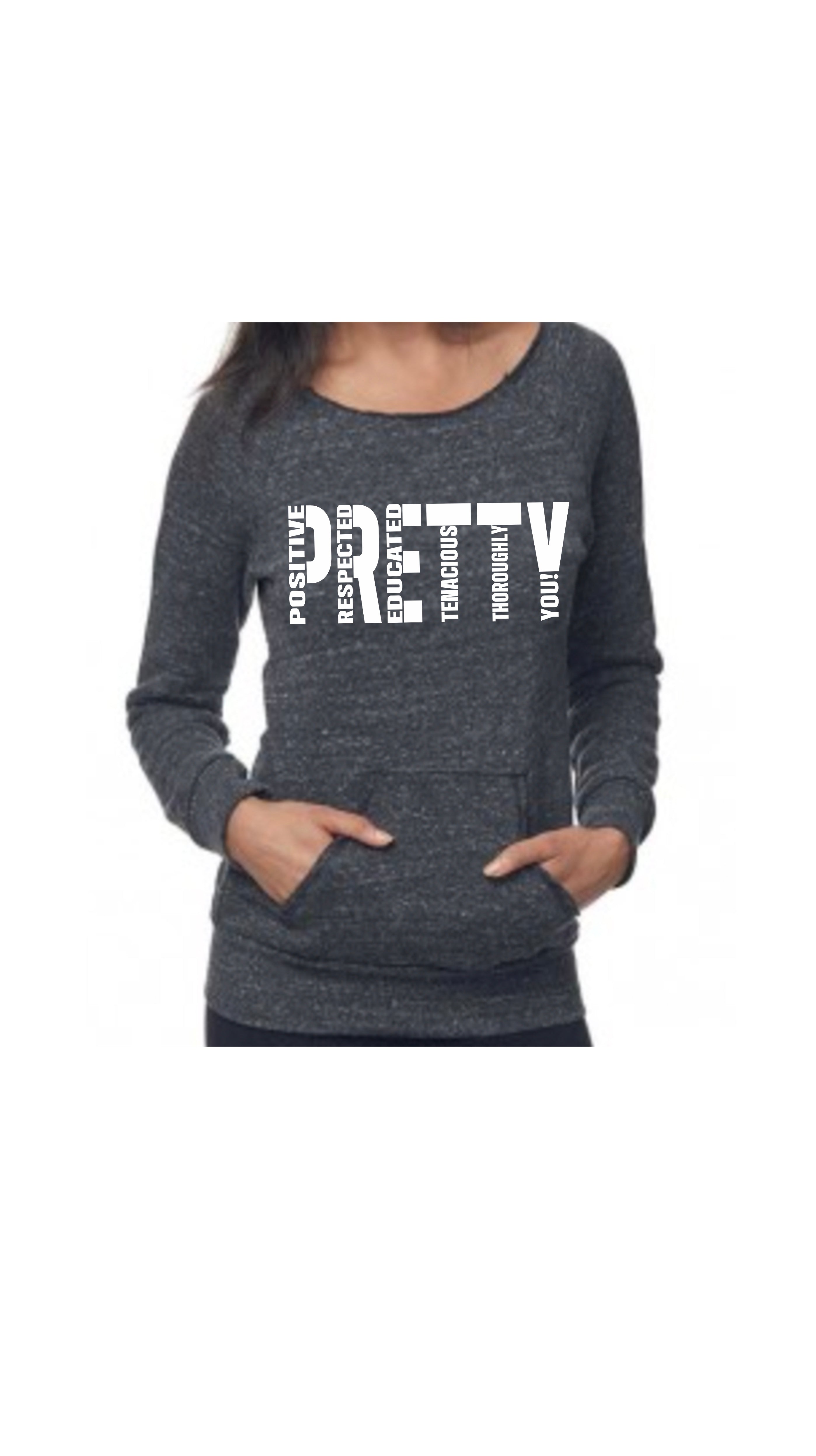 P.R.E.T.T.Y. fleece raglan