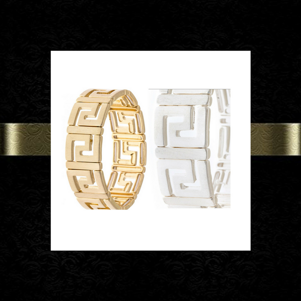 Geometric cutout bracelet