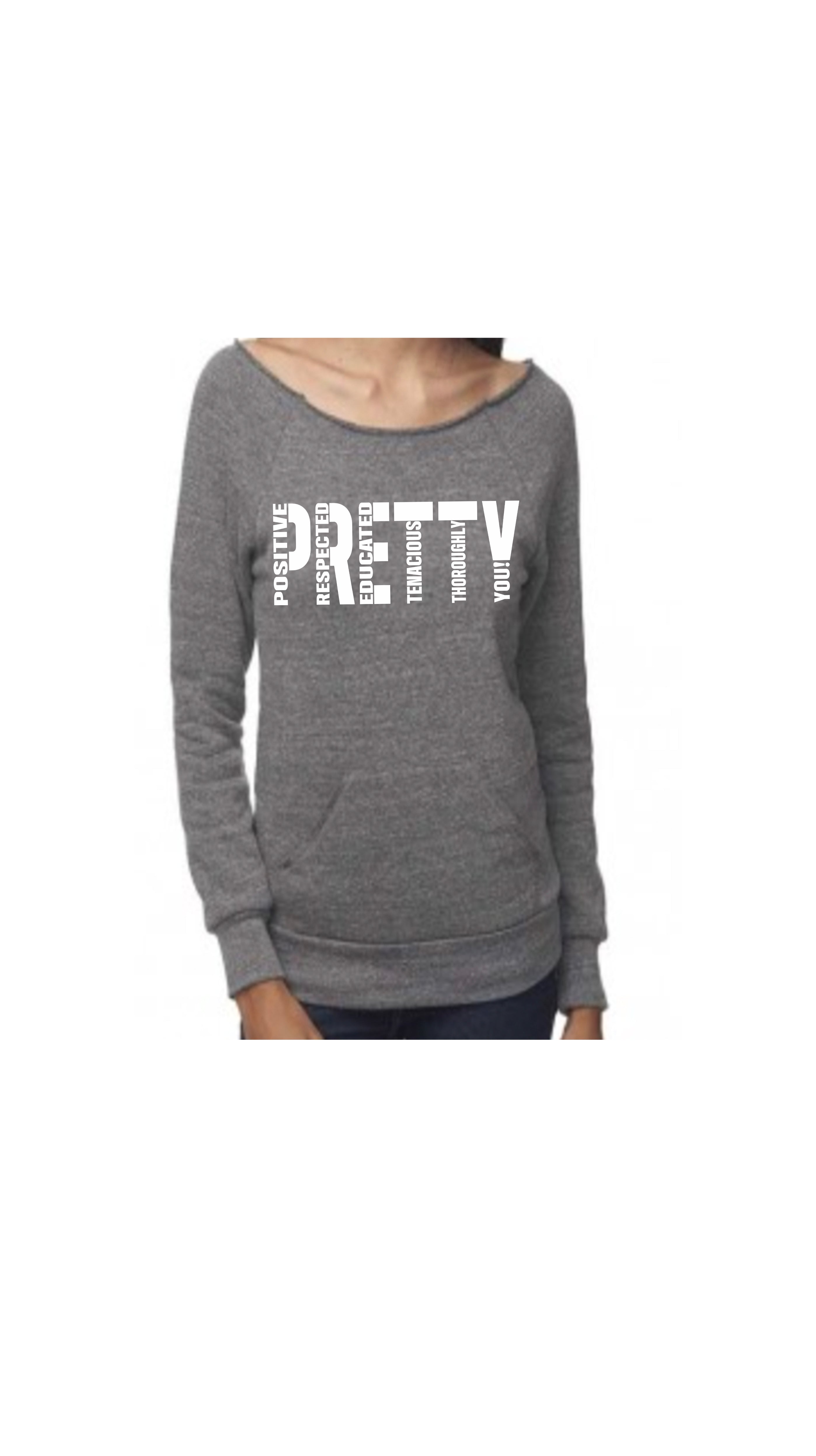 P.R.E.T.T.Y. fleece raglan