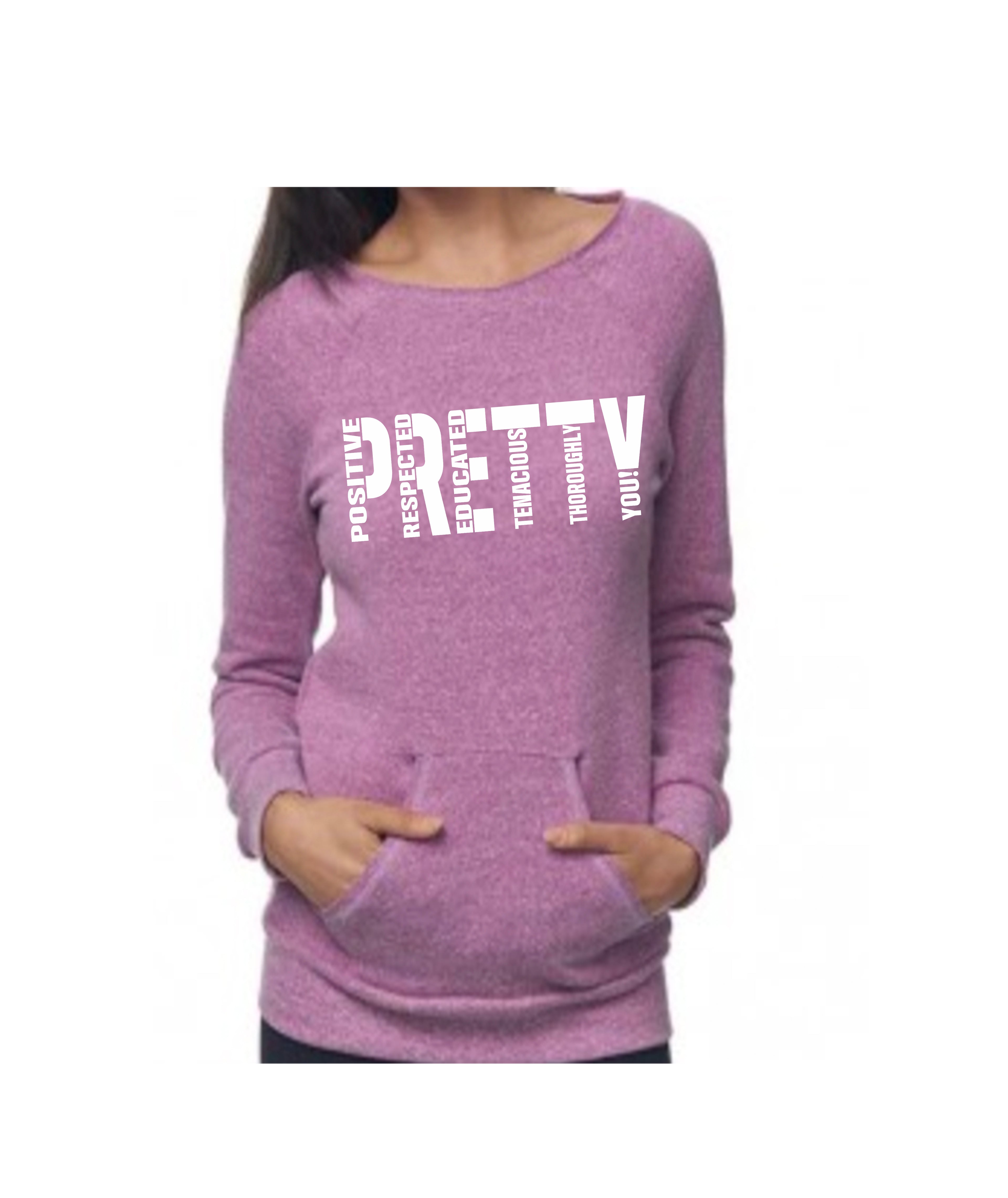 P.R.E.T.T.Y. fleece raglan